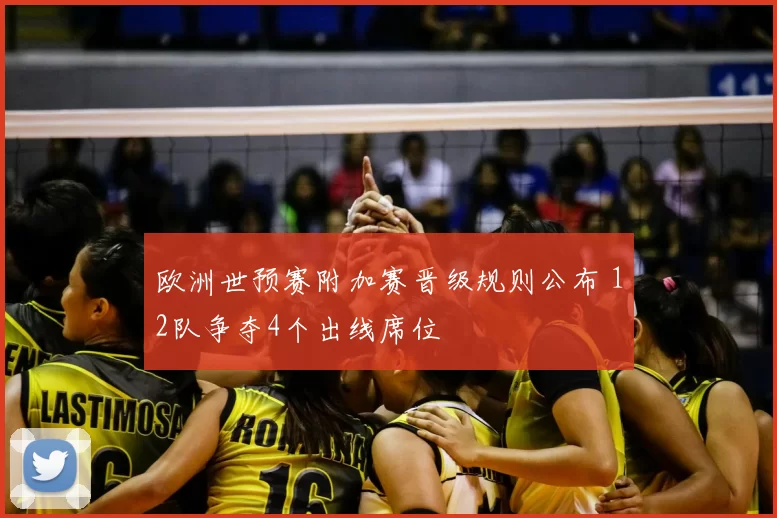 欧洲世预赛附加赛晋级规则公布 12队争夺4个出线席位