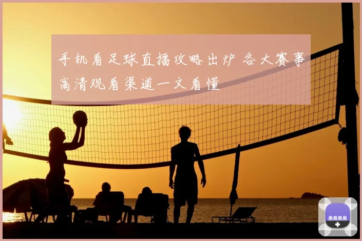 手机看足球直播攻略出炉 各大赛事高清观看渠道一文看懂